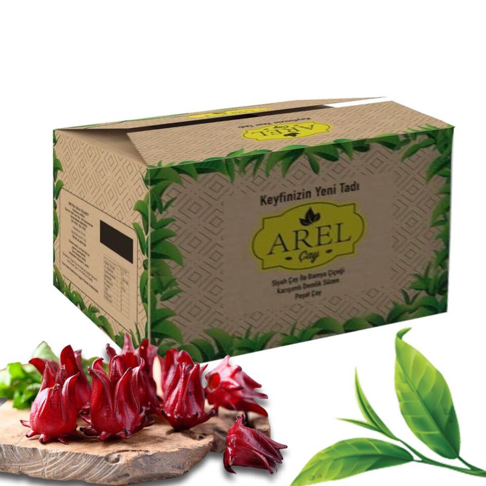 Arel Siyah Çay ile Bamya Çiçeği Karışımı Demlik Poşet Çay 30x167 Adet (5010 Gr)