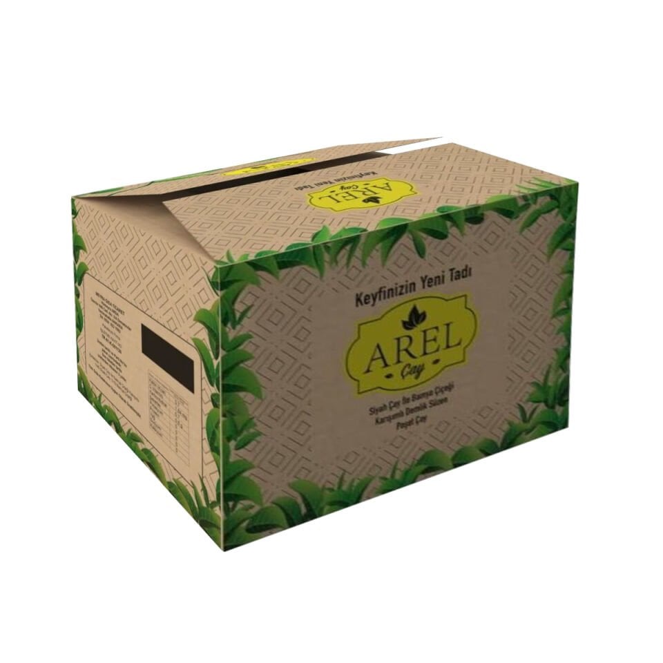 Arel Siyah Çay ile Bamya Çiçeği Karışımı Demlik Poşet Çay 15x334 Adet (5010 Gr)