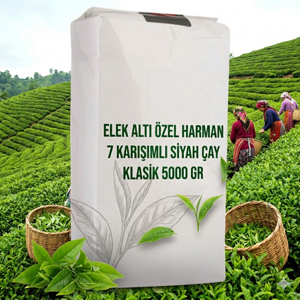 Elek Altı Özel Harman 7 Karışımlı Siyah Çay Klasik 5000 Gr
